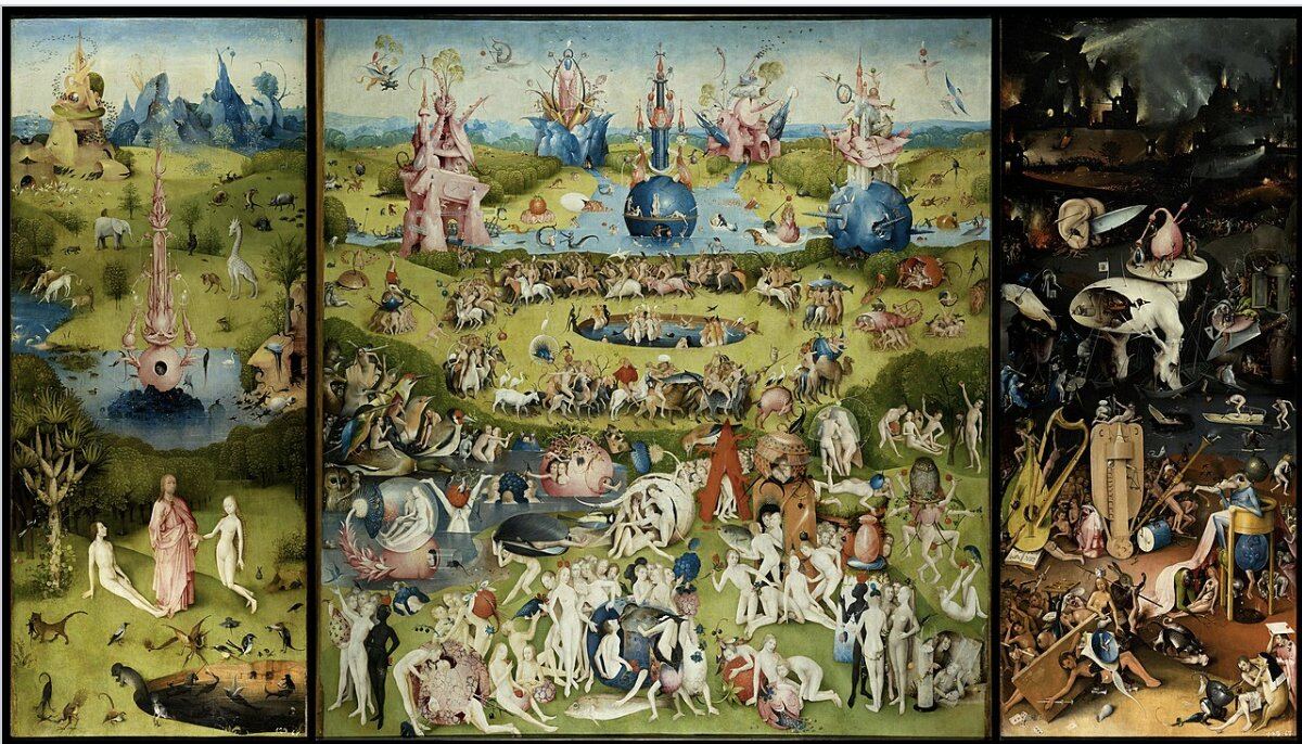 Hieronymus Bosch, The Garden of Earthly Delights triptych