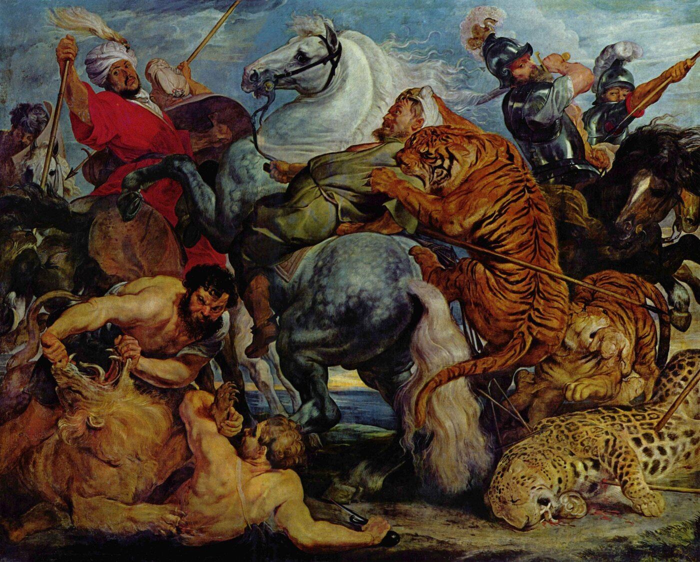 Rubens, The Tiger, Lion and Leopard Hunt